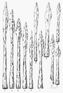 Наконечники копий подтипа ІД