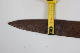 Ширина клинка у острия меча типа XVIa по Э.Окшотту, конца 15 - нач. 16 века