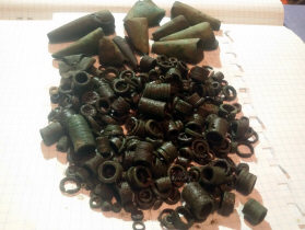 Медные спиралевидные кольца