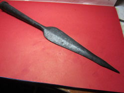 Скифский наконечник копья c остролистным пером