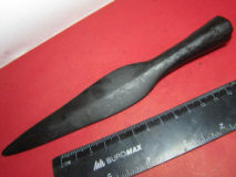 Копеный наконечник удлиненно-треугольной формы