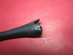 Скифский наконечник копья с широким округлым ребром переходщим во втулку