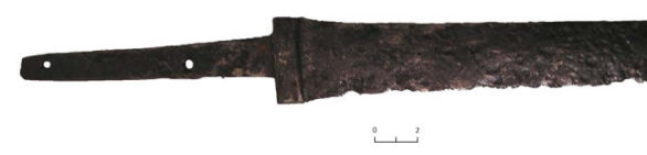 Основание клинка, манжета и хвостовик рукояти