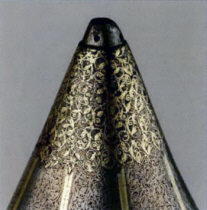 Шлем с Деисусом. Декор вершения