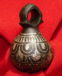 Древнеруский кистень ташуированый сереряной проволокой, первая половина 13 века