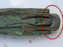 Формы для литья двухлопастных наконечников стрел