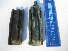 Формы для литья двухлопастных скифских нанечников стрел, вилка для втулки