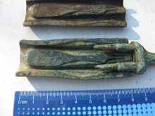 Формы для литья двухлопастных скифских нанечников стрел, вилка для втулки