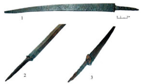 Боевой нож из несанкционированных раскопок в Харьковской области Украины