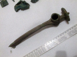 топор с дисковидным обухом Гальштатской культуры 10-8 века до н.э.