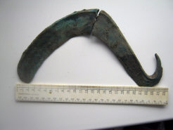 Восточнокарпатский серп типа «Германешти» – начало 1 тысячелетия до н.э.