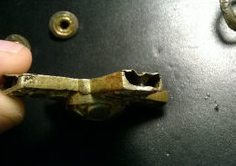 Серебрянная крестовина оголовья верхового коня, периода Древней Руси 11-13 век