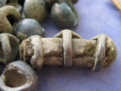 Остатки древней органики на бляшках