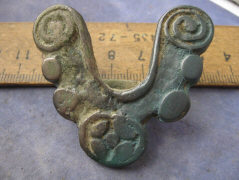 Псалии, бронзовые стержни