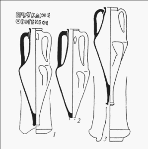 Малая Лепетиха, курган 10. Амфоры по захоронению 5 (по: Монахов 1999)