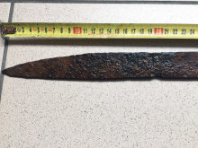 скифский однолезвийный кинжал ятаганоподбной заточки