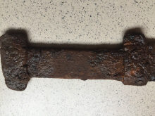 Узоры на рукоти скифского кинжла