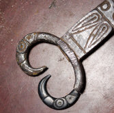 Рукоять скифского кинжала с антенным наввершием