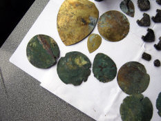 Дискообразные и щитообразные украшения коня «фаллары», 8-9 в. н. э. Хазарский каганат.