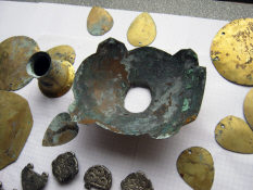 Втульчатое оголовье коня - «конский начельник», 8-9 в. н. э. Хазарский каганат.