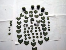 Бубенцы, поясной набор воина 8-9 в. н. э. Хазарский каганат.