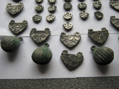 Бубенцы, поясной набор воина 8-9 в. н. э. Хазарский каганат.