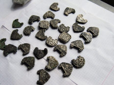 Пооясной набор воина 8-9 в. н. э. Салтово-Маяцкая культура. Хазарский каганат.