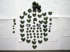 Бубенцы, поясной набор воина 8-9 в. н. э. Хазарский каганат.