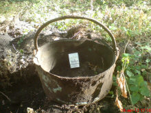 Средневековый медный казан