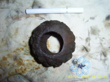 Железная округлая булава с шипами