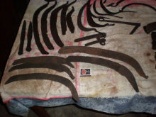 Наконечники кос, копий, железная деталь плетки