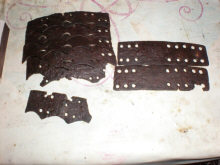 Пластины ламеллярного доспеха