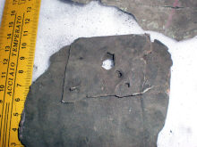 Бронзовые пластины от казанков