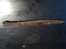 Наконечник копья тип I по А. Кирпичникову