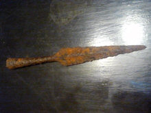 Наконечник копья тип III по А. Кирпичникову