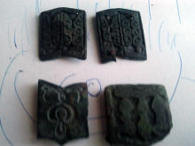 Поясные накладки с геральдическими знаками