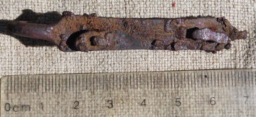 Элемент тула или налучья, так называемый:« колчанный крюк»