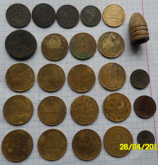 На года на пятаках посмотрел, только когда приехал на квартиру и помыл водой. Один пятачок действительно порадовал. 1927г. Прекрасная пуля, времен Крымской войны.