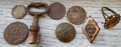 Случайные находки металлоискателем. 21 августа 2016 года