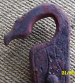 Кончик колчанного крючка в зооморфном стиле