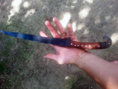 Большой скифский однолезвийный нож