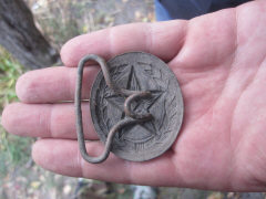 Советская пряжка, вероятно ВОВ