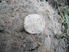 Древнерусская свинцовая вислая печать