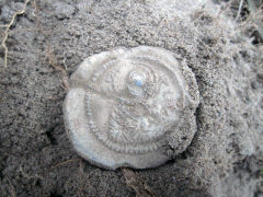 Древнерусская свинцовая вислая печать