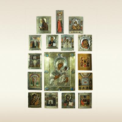 Надгробный иконостас царевны Софьи в Смоленском соборе Новодевичьего монастыря