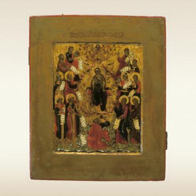 Икона. Похвала Богородицы. 17 век