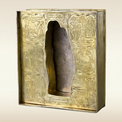 Ковчег для мощей святой Феодосии, со сценами жития. 17 век