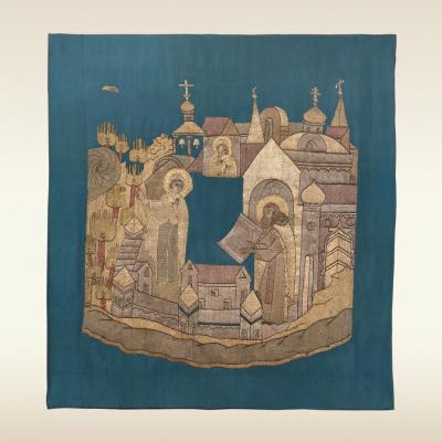 Пелена. Явление преподобному Кириллу Богородицы в Симоновом монастыре