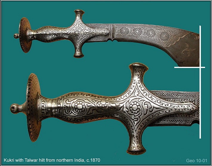 кукри с тальварной рукоятью