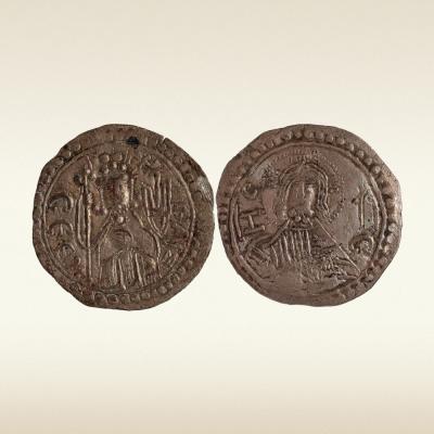 Сребреник. I тип. Начало XI века. Князь Владимир Святославич, Киев